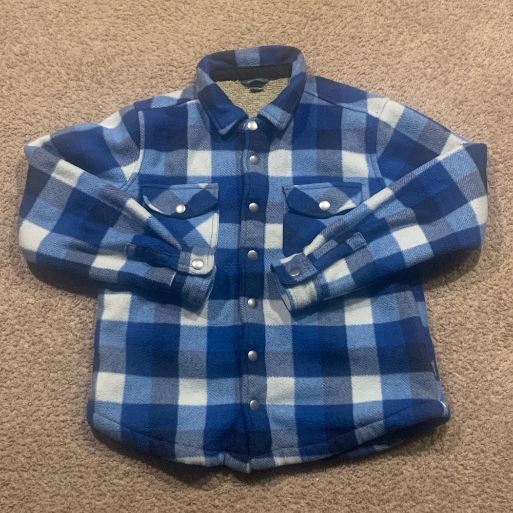 Eddie Bauer plaid shirt size 10-12